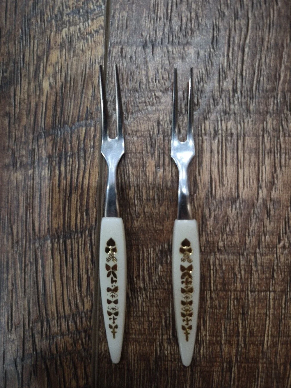 Vintage Mini Fork Set Of 6 Made In Japan MCM Cheese, Relish, Appetizers